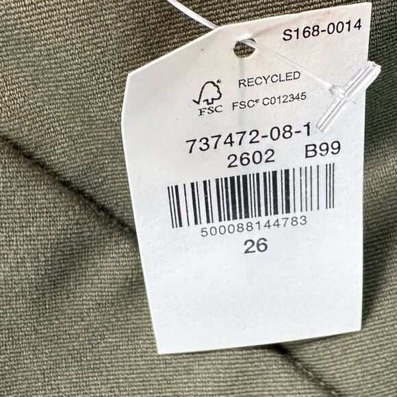 Old Navy Plus Size Pixie High Rise Ankle Chino Pant Olive Green  - Size 26 - Picture 6 of 8